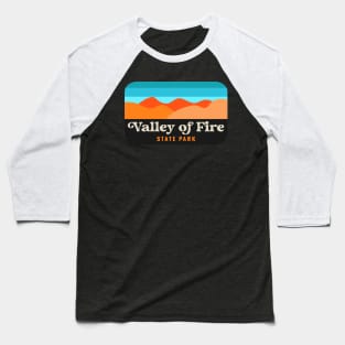 Valley of Fire State Park Hiking Mohave Desert Overton Nevada Baseball T-Shirt